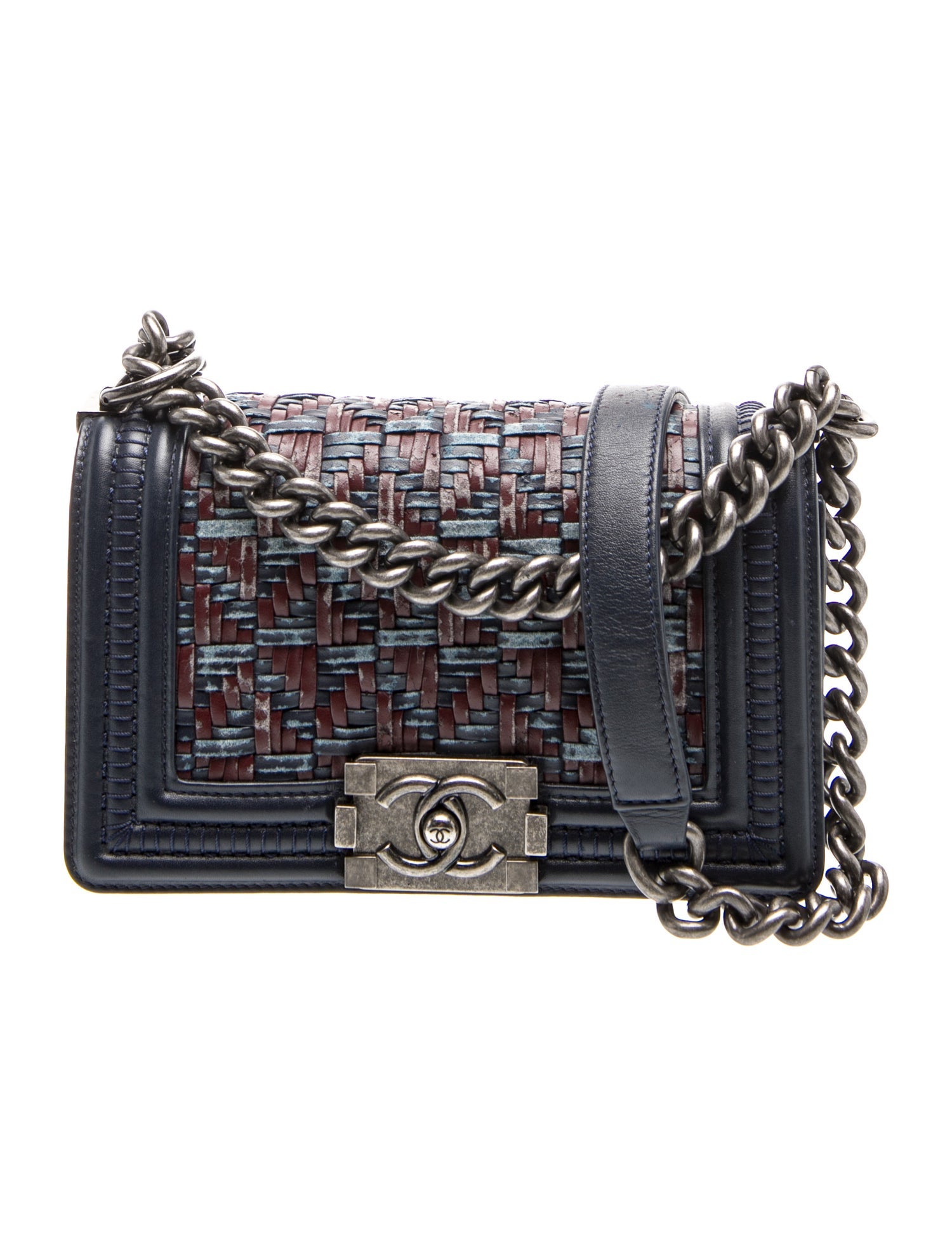 Chanel Small Woven Boy Bag