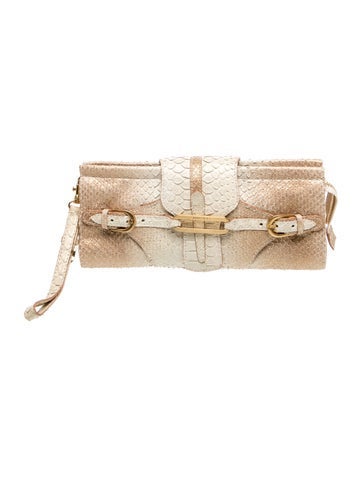 Snakeskin Clutch