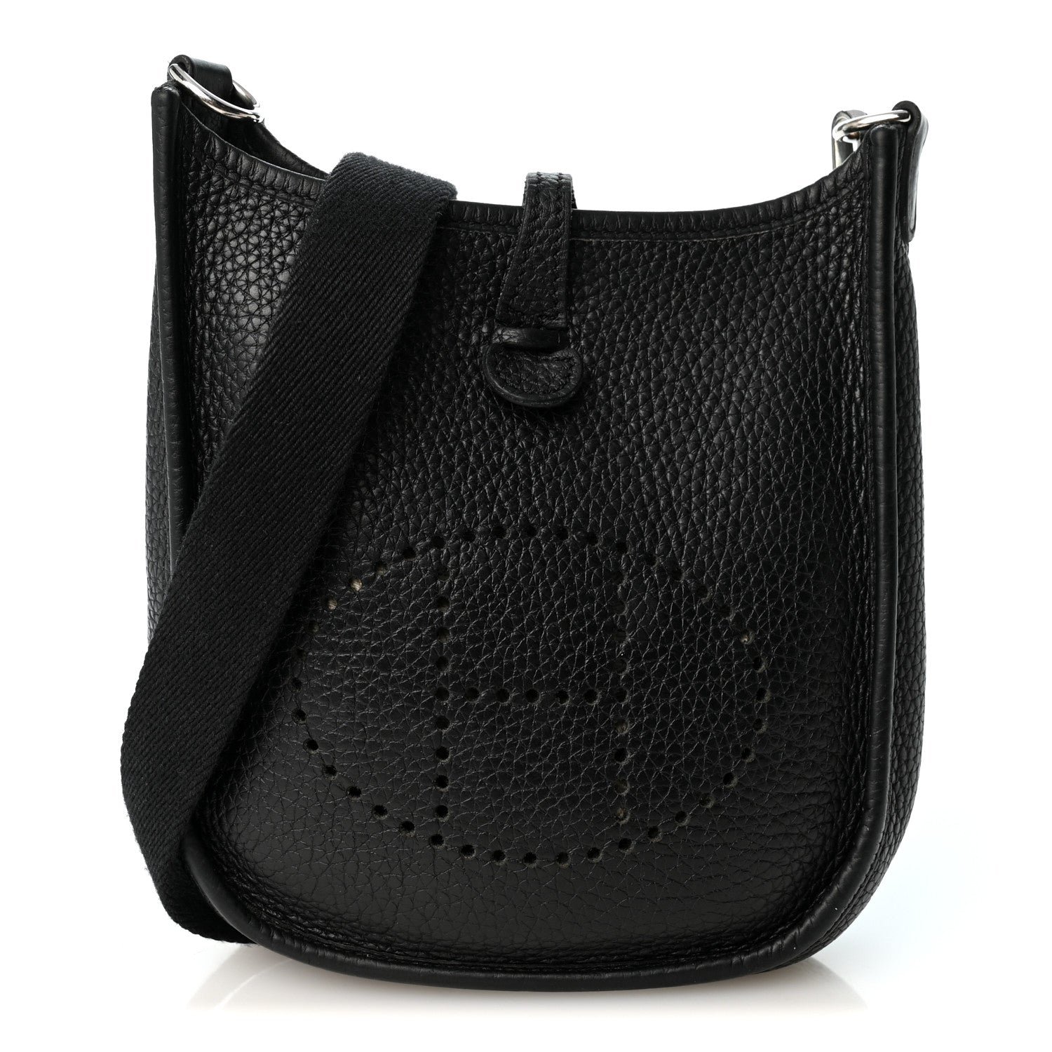 Hermes Taurillon Clemence Evelyne TPM Black