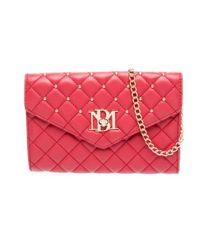 Badgley Mischka Mischka Leather Clutch W Tags