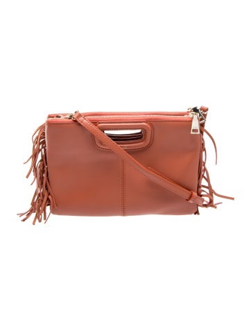 Maje Leather Shoulder Bag