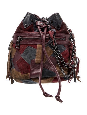 Suede Bucket Bag