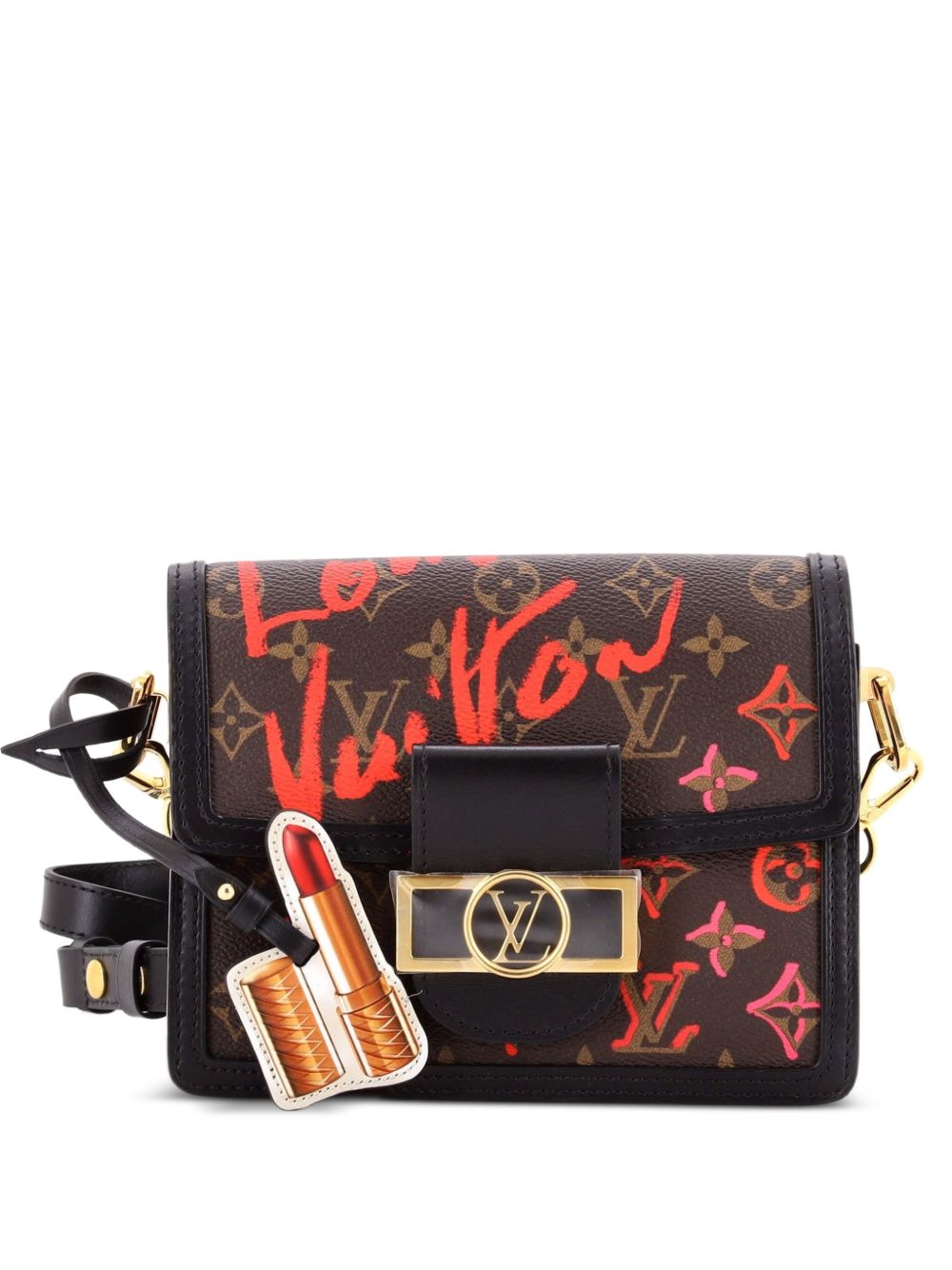 Dauphine Shoulder Bag Limited Edition Fall in Love Monogram Canvas Mini crossbody bag
