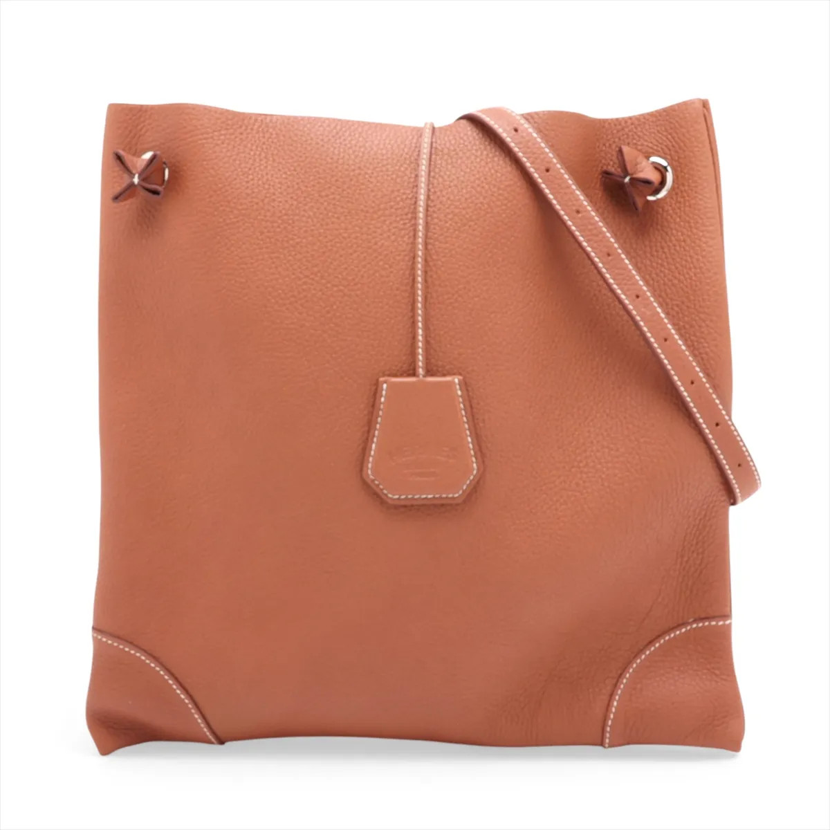 Hermès Silky City 33 Taurillon Clemence Gold Silver Metal Fittings