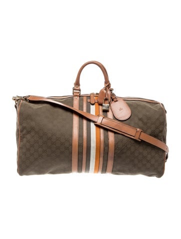 GG Canvas Weekender Bag
