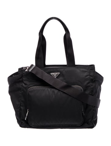 Saffiano Leather Diaper Bag
