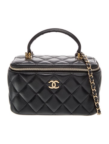 Top Handle Vanity Case w/ Chain