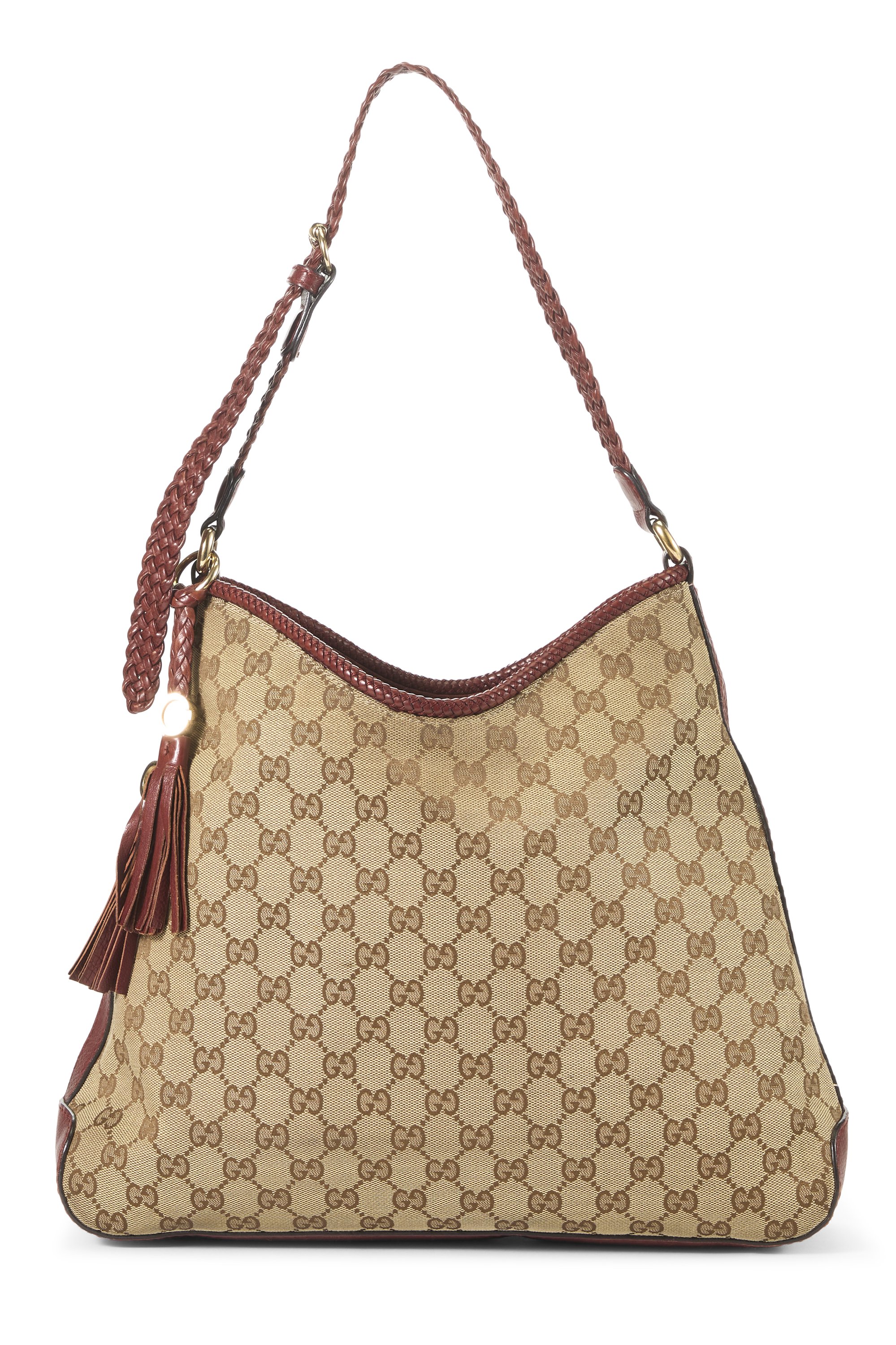 Brown Original GG Canvas Marrakech Hobo