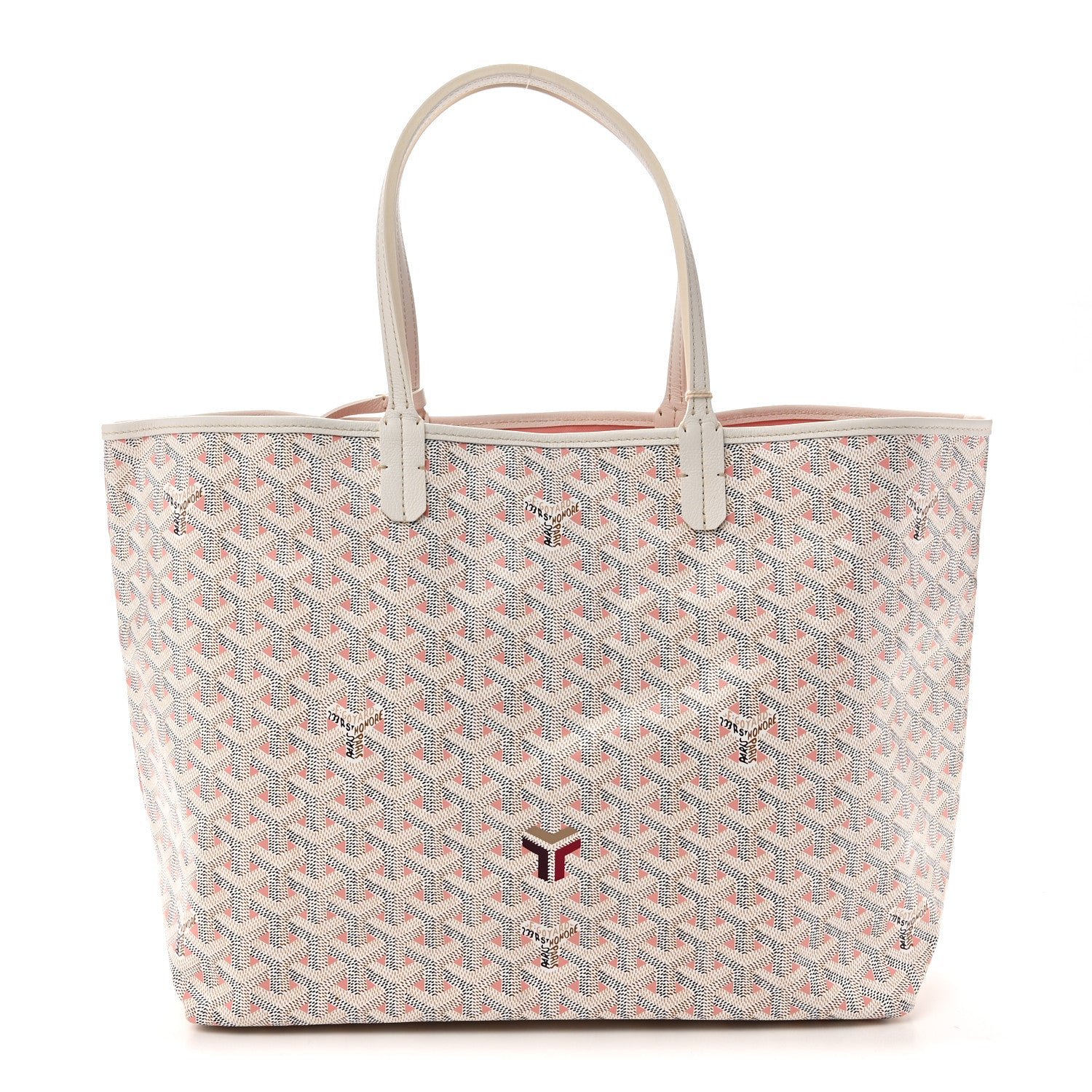 Goyard Goyardine Saint Louis Claire Voie PM White Pink