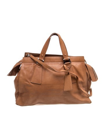Leather Top Handle Bag