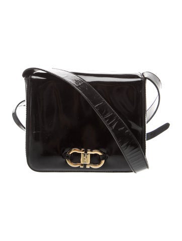 Salvatore Ferragamo Patent Leather Crossbody Bag