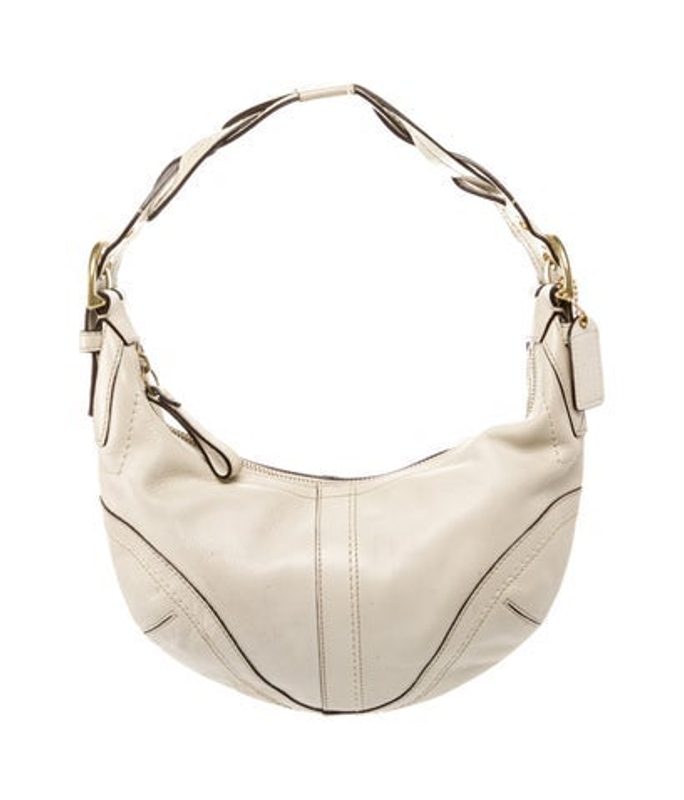 Coach Leather Top Handle Bag