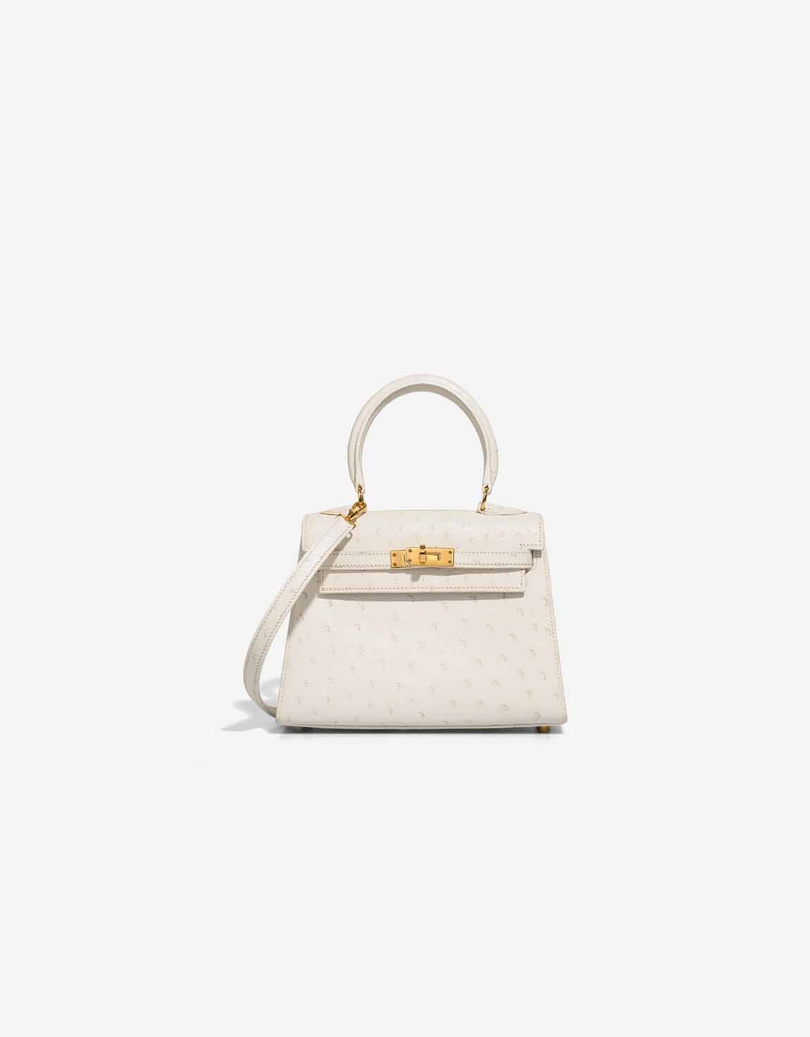 
		Kelly Mini Ostrich White    