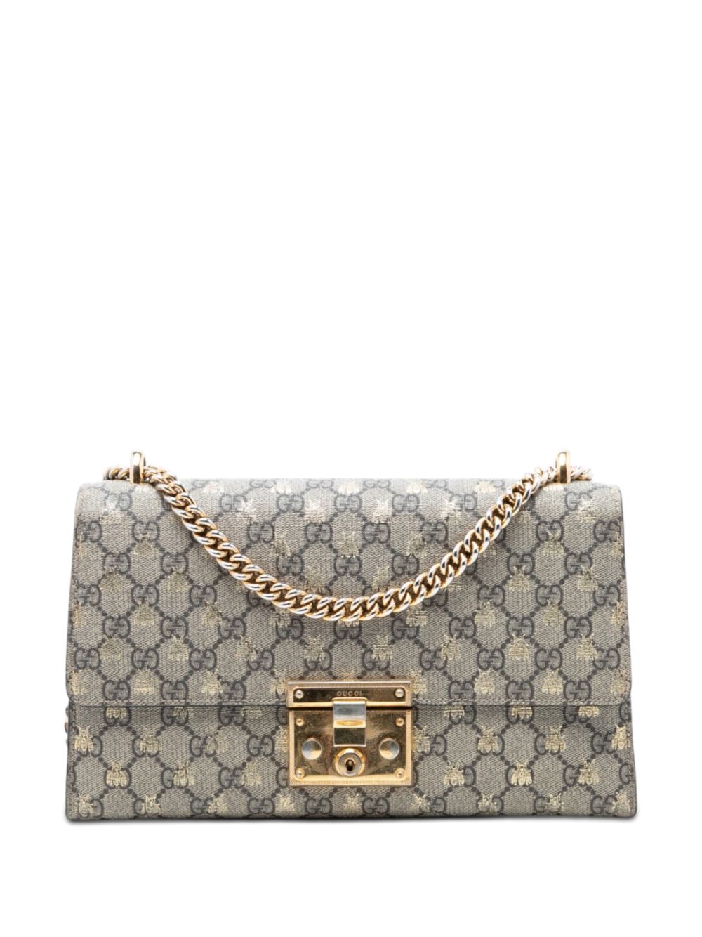2016-2026 Medium GG Supreme Bee Padlock shoulder bag