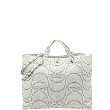 Denim Shopping Tote
