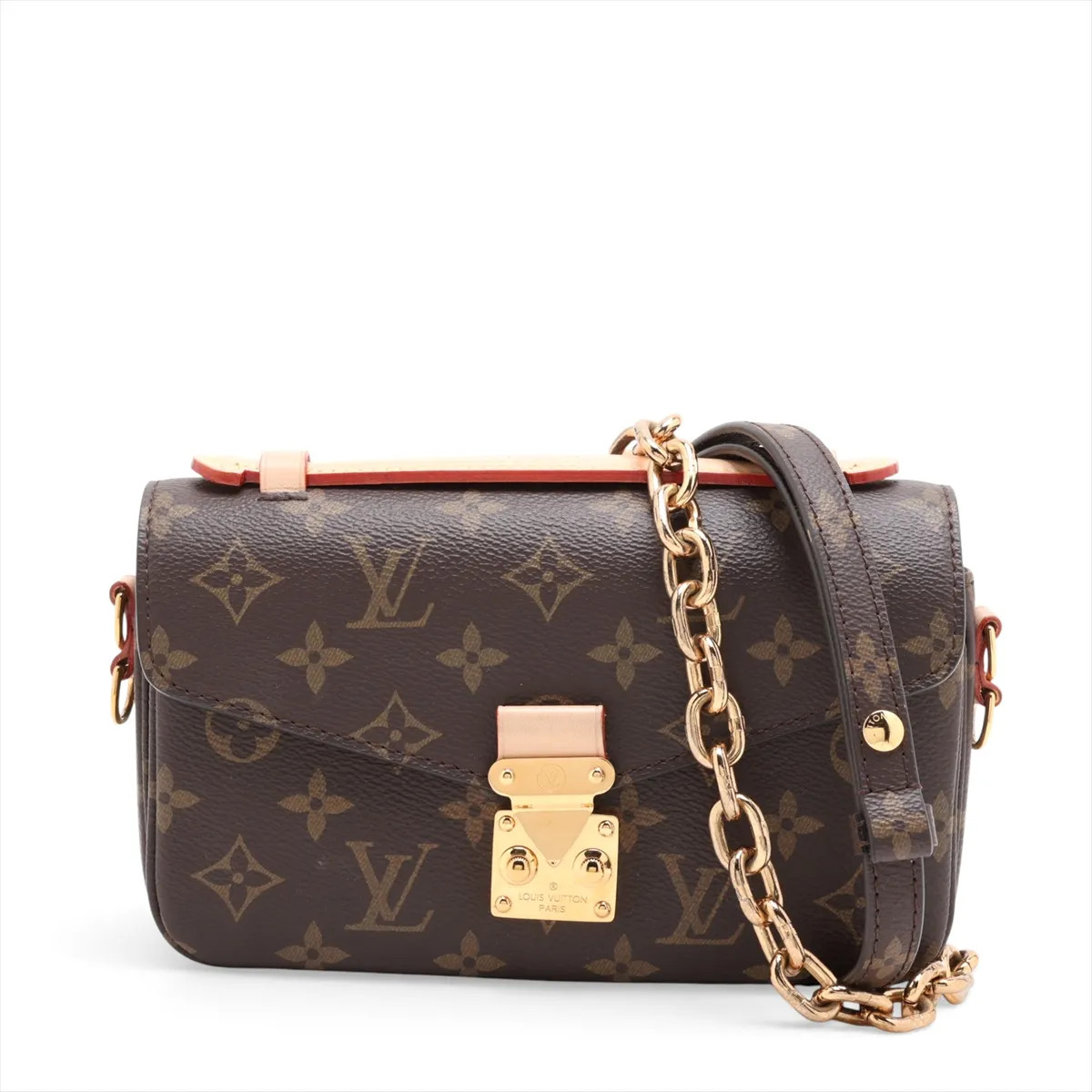 Louis Vuitton Monogram Pochette Métis EW M46279 Brown There was an RFID response