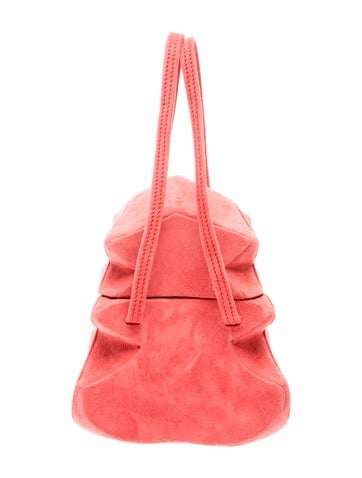 Nina Ricci Suede Top Handle Bag