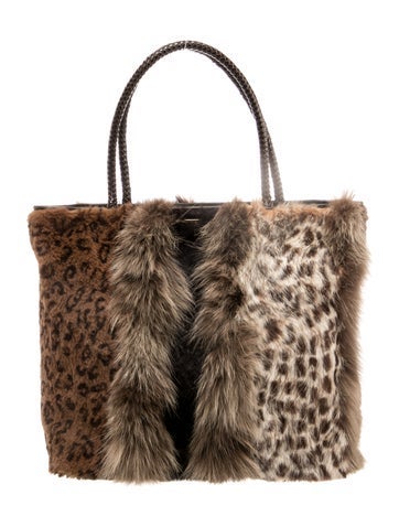 Fur Multi-Fur Tote Vintage