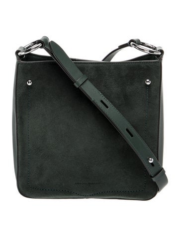 Suede Messenger Bag