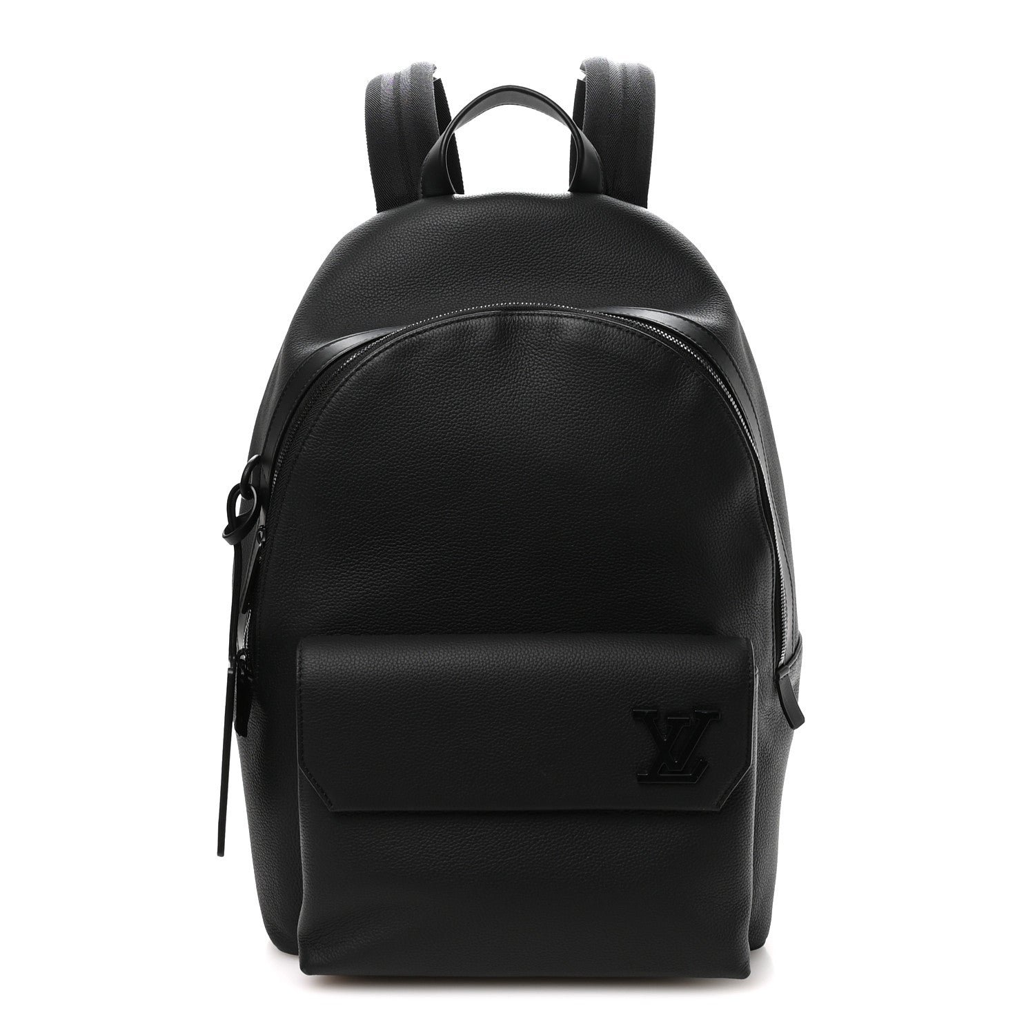 Louis Vuitton Grained Calfskin Aerogram Takeoff Backpack Black