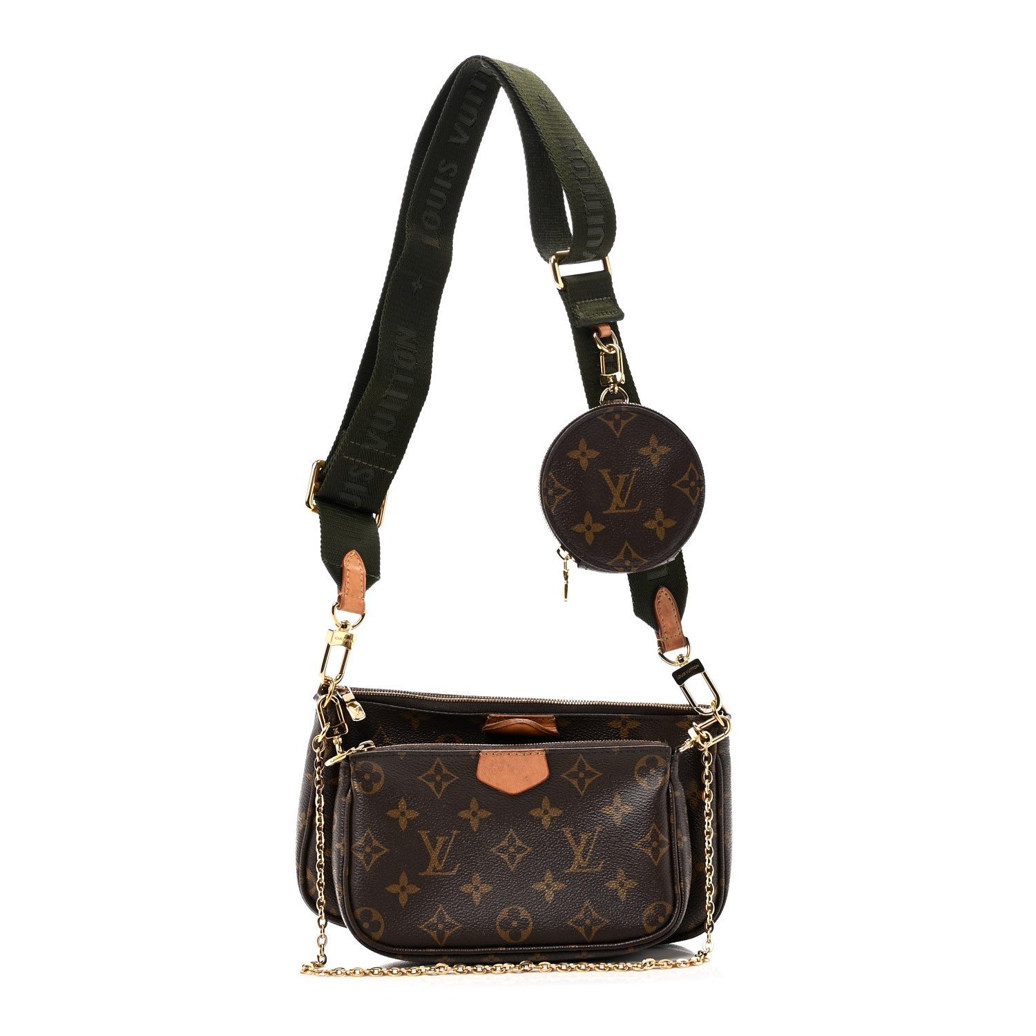 Louis Vuitton Monogram Multi Pochette Accessories Kaki