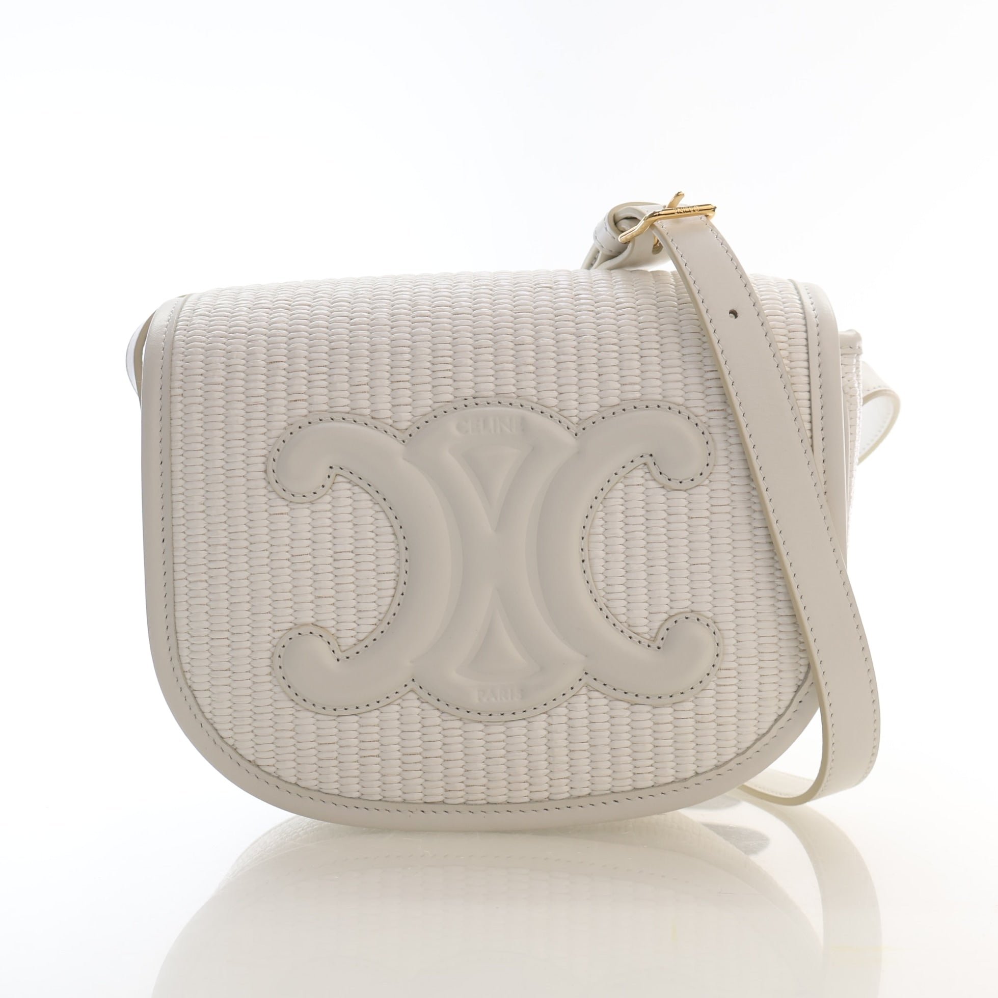 Celine Celine Raffia Triomphe Folco