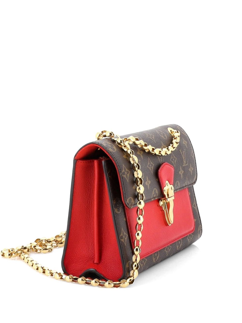 Victoire Handbag Monogram Canvas and Leather shoulder bag