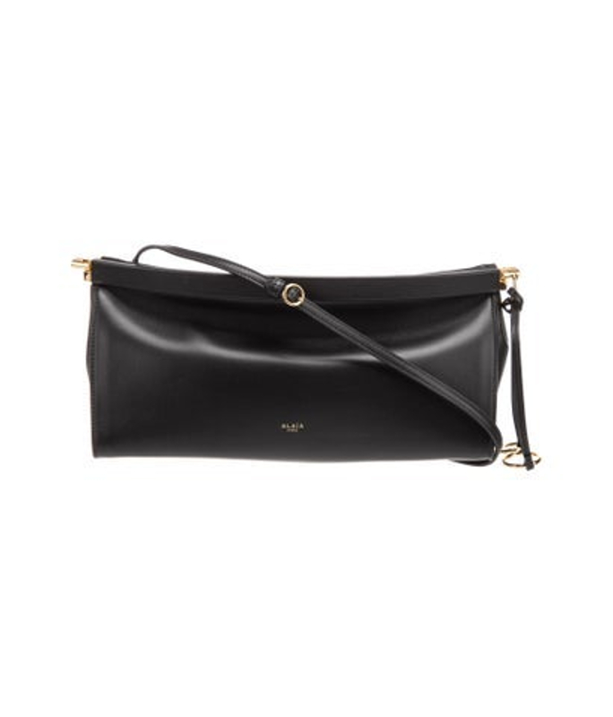 Alaia Leather Shoulder Bag Le Click East West Medium Medium