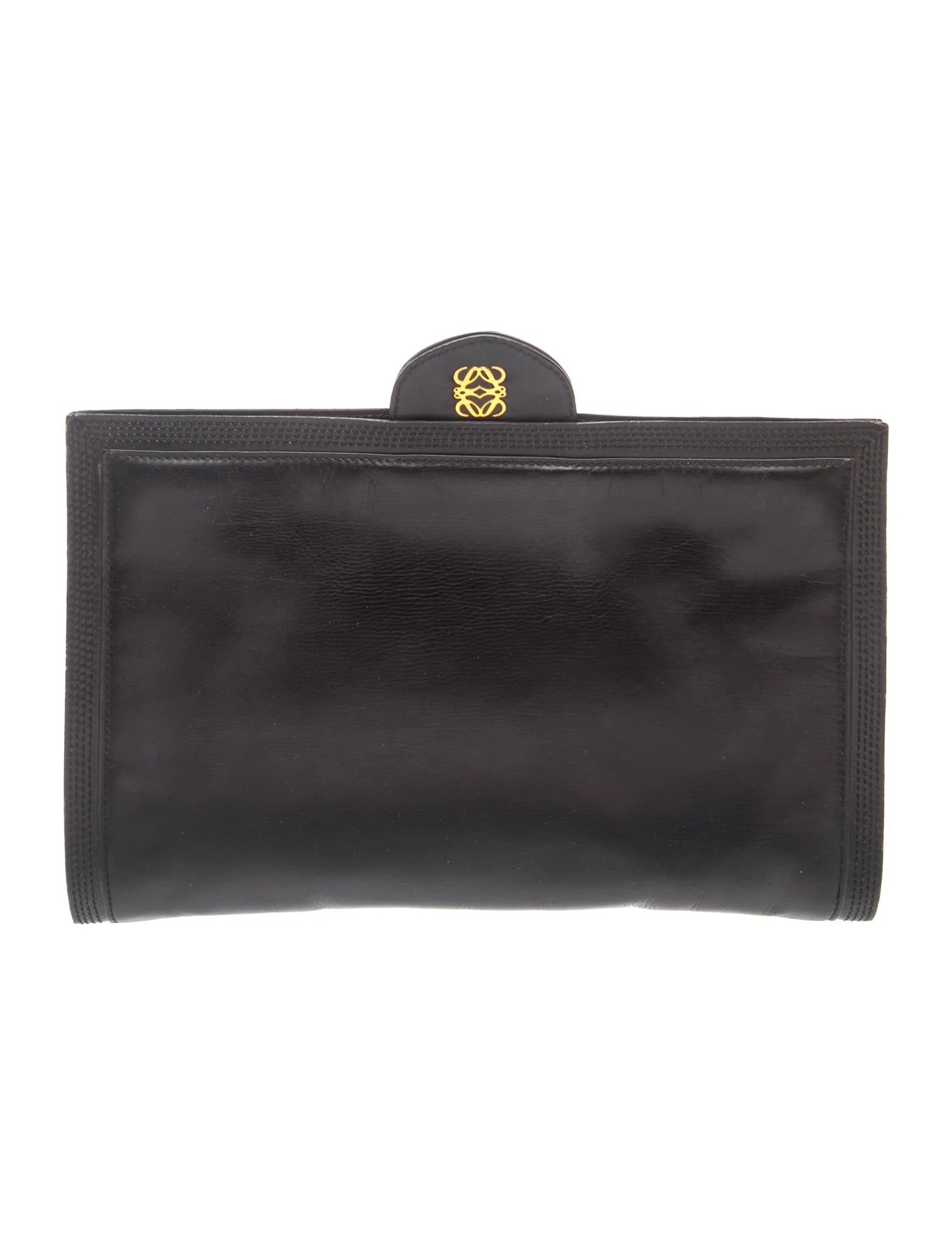 Calfskin Anagram document pouch Vintage