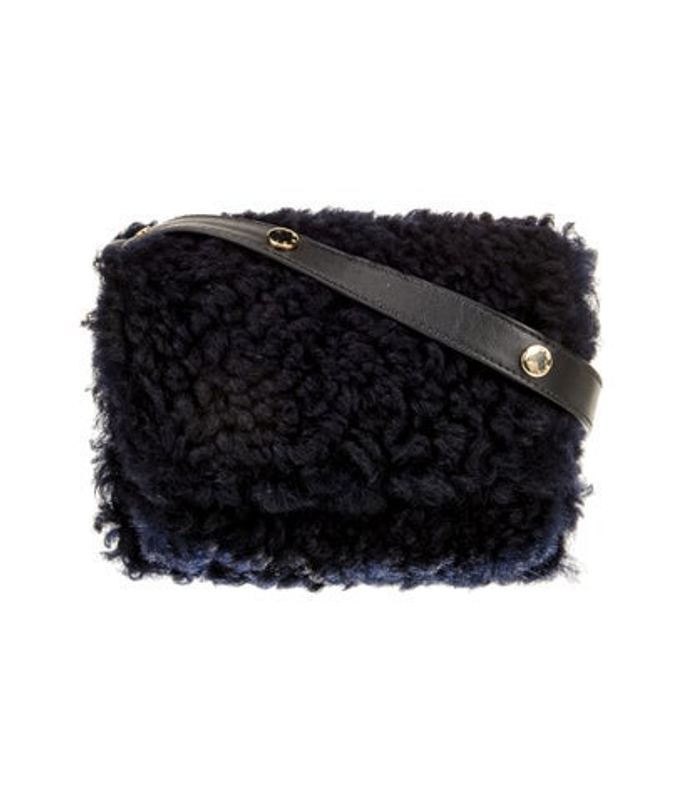 Marni Shearling Shoulder Bag