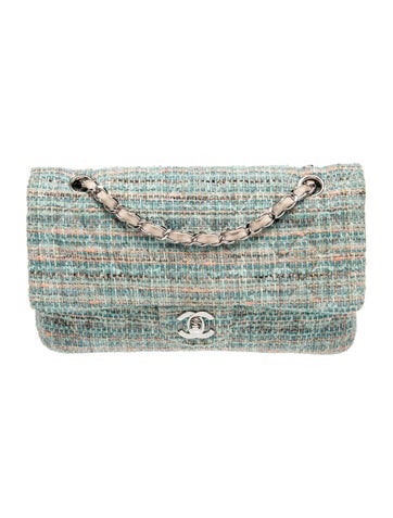 Tweed Medium Classic Double Flap Bag