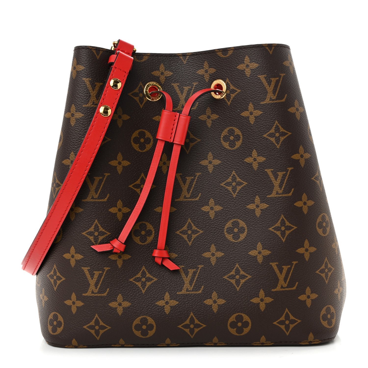 Louis Vuitton Louis Vuitton Monogram Neonoe MM Coquelicot