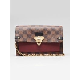Louis Vuitton Louis Vuitton Bordeaux Damier Canvas Vavin Chain Wallet Bag