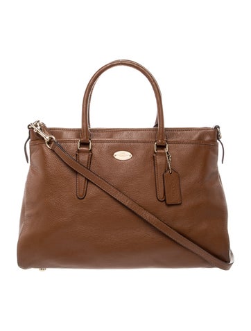 Leather Top Handle Bag