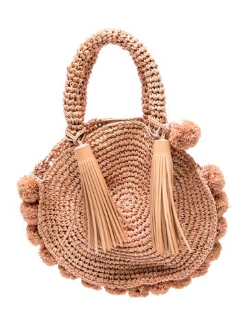 Straw Top Handle Bag