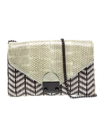Raffia Messenger Bag