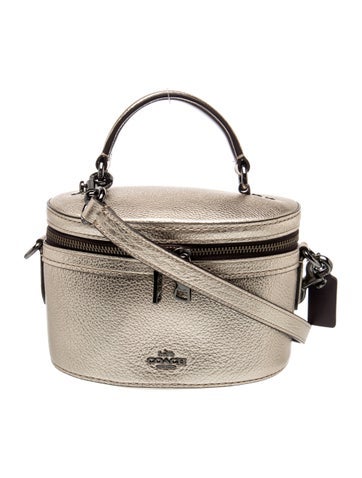 Coach Leather Top Handle Bag