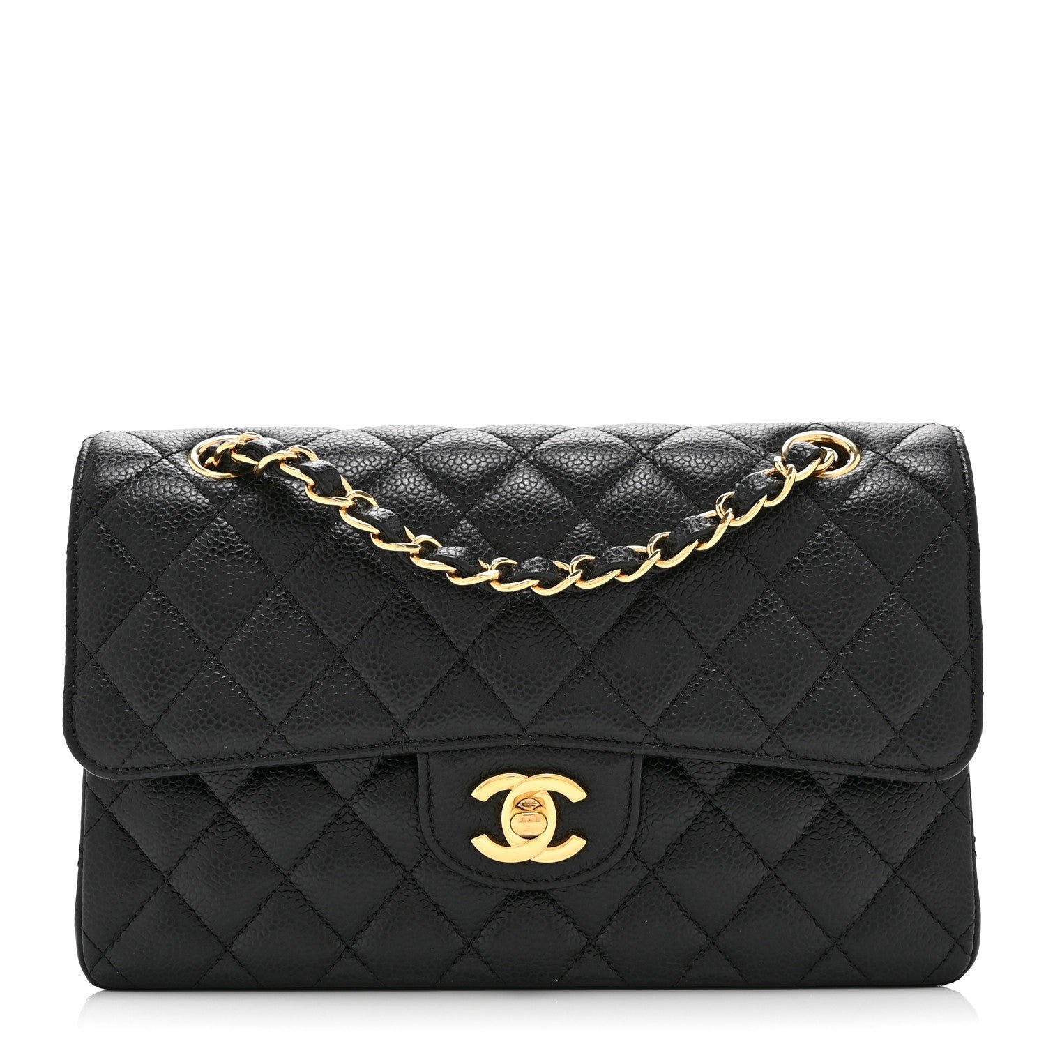 Chanel Caviar Quilted Small Double Flap Black