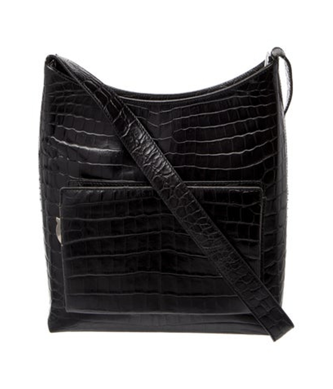 Salvatore Ferragamo Ferragamo Embossed Leather Shoulder Bag