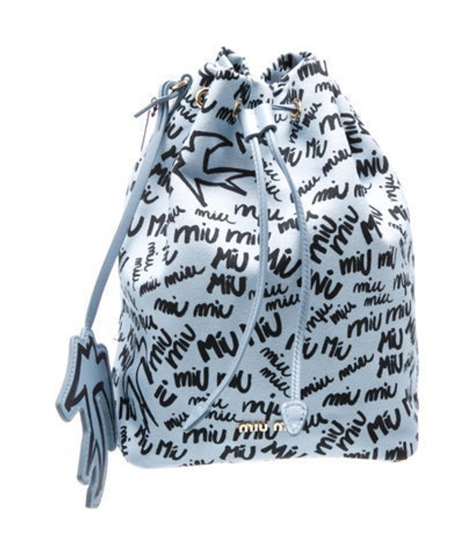 Miu Miu Miu Canvas Backpack W Tags