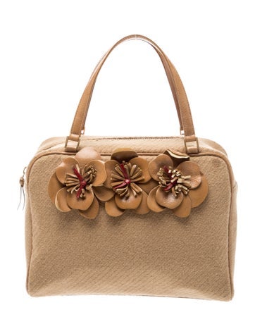 Wool Top Handle Bag