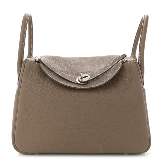 Hermes Taurillon Clemence Lindy 30 Etoupe