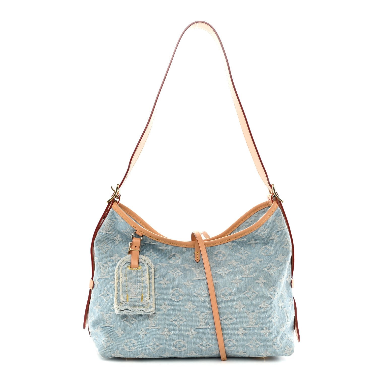 Louis Vuitton Monogram Denim CarryAll PM Sky Blue