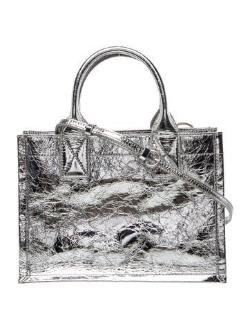 Leather Top Handle Bag