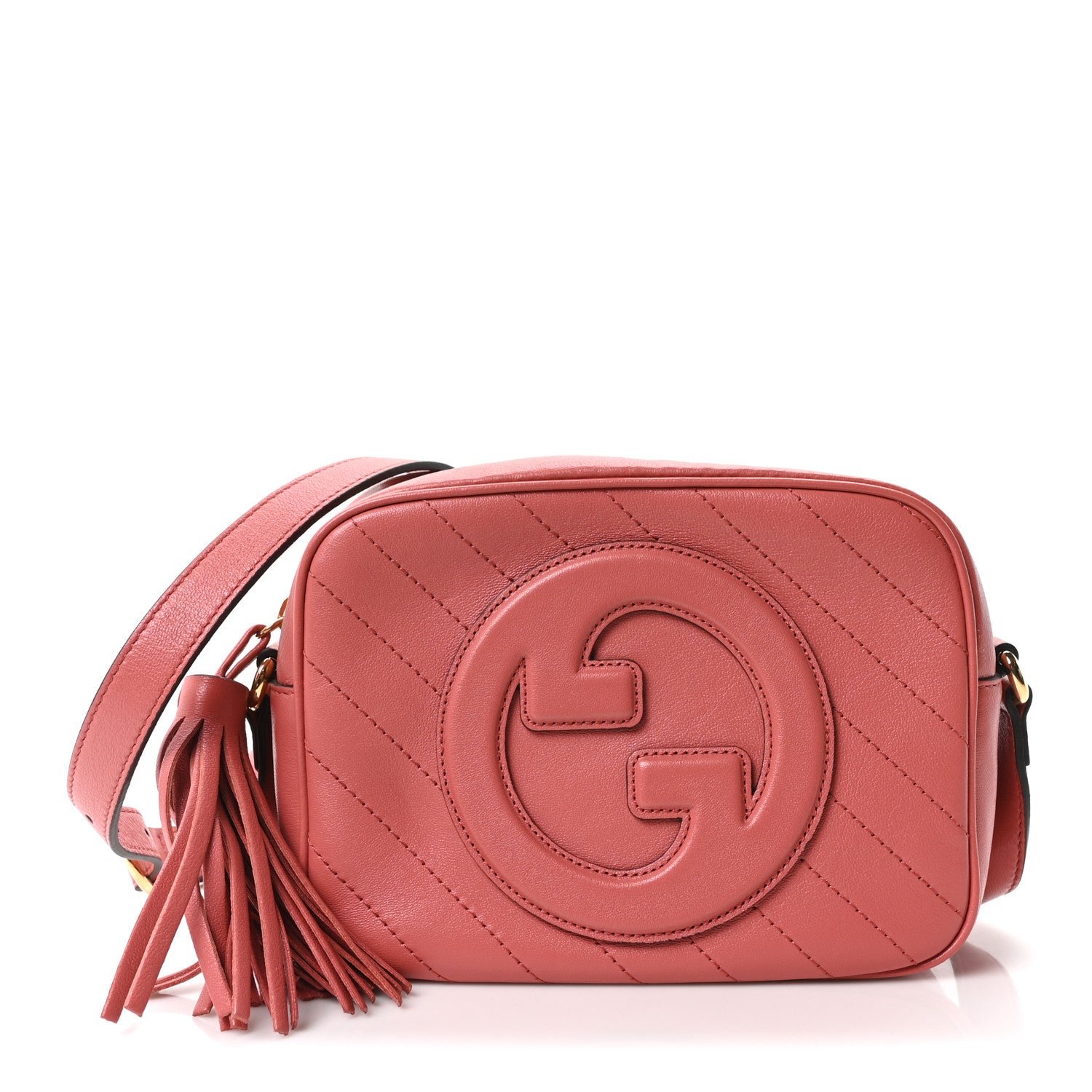 Gucci Sakai Be Green Calfskin Diagonal Stitched Small Blondie Shoulder Bag Gorgeus Grace