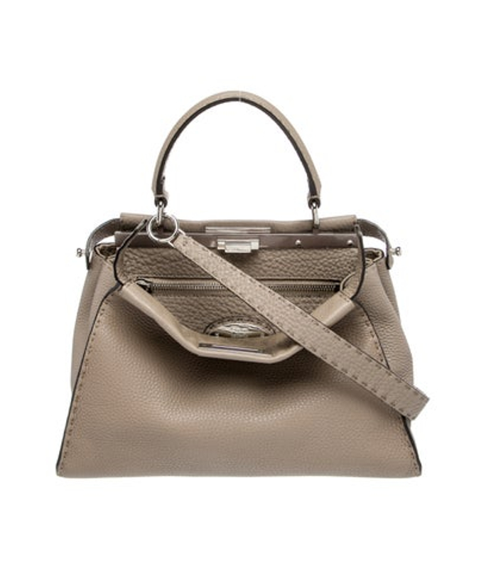 Fendi Leather Peekaboo Small