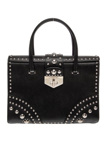 Saffiano Lux Leather Top Handle Bag