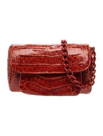 Nancy Gonzalez Crocodile Minaudière w/ Tags