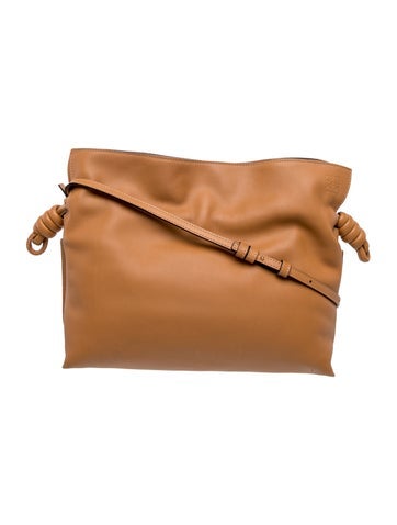 Leather Flamenco Clutch Bag Medium