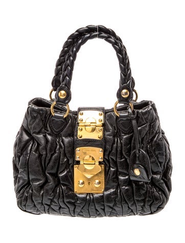 Leather Top Handle Bag
